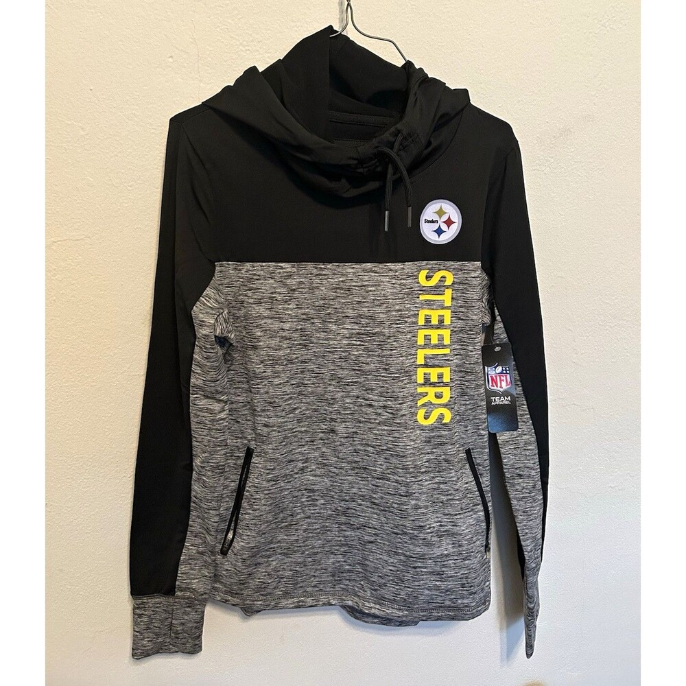 Pittsburgh Steelers NFL Womens Hoodie Size M Licensed Football Athleisure Sporty